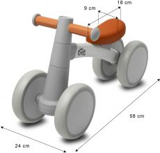 Детский беговел Caretero (Toyz) Otto Grey